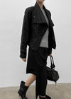 Porter Drape Leather Jacket