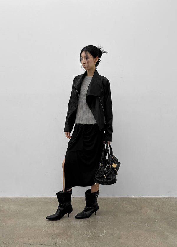Porter Drape Leather Jacket