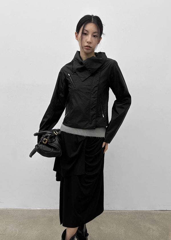 Porter Drape Leather Jacket