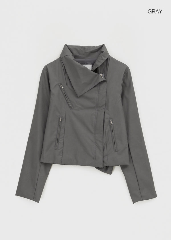 Porter Drape Leather Jacket
