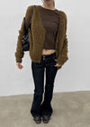 Lloyd Two-Button Raw Denim Bootcut Pants