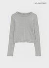 [MADE] Milky Fleece-lined Round Long Sleeve Tee