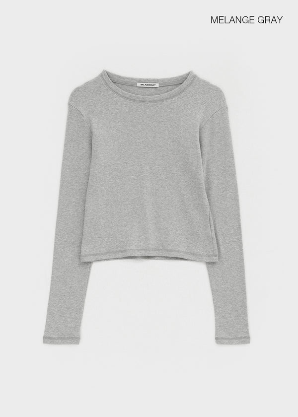 [MADE] Milky Fleece-lined Round Long Sleeve Tee