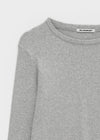 [MADE] Milky Fleece-lined Round Long Sleeve Tee