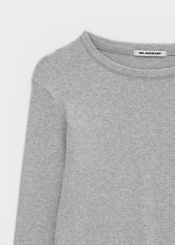 [MADE] Milky Fleece-lined Round Long Sleeve Tee