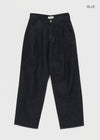 (UNISEX) Swood Wide Raw Denim Pants