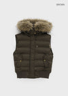 [MADE] Vanity Fur-Trimmed Wellon Padded Vest