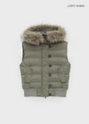 [MADE] Vanity Fur-Trimmed Wellon Padded Vest