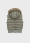 [MADE] Vanity Fur-Trimmed Wellon Padded Vest
