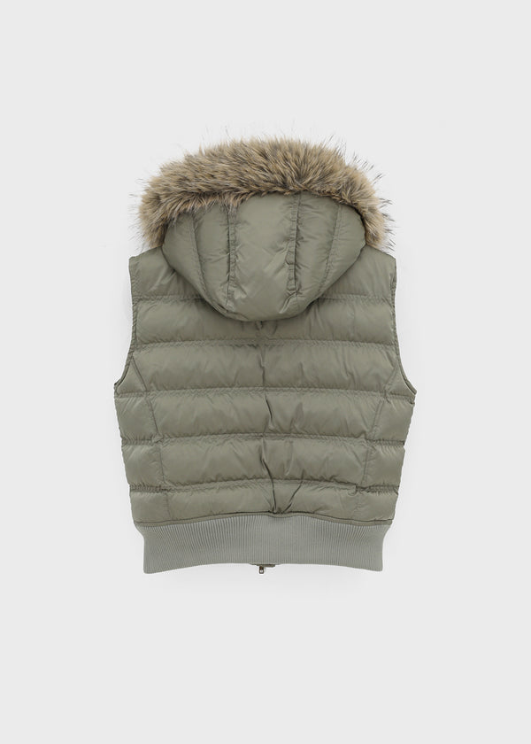 [MADE] Vanity Fur-Trimmed Wellon Padded Vest