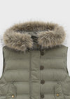 [MADE] Vanity Fur-Trimmed Wellon Padded Vest