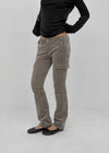 Cursut Corduroy Cargo Low Slim Pants
