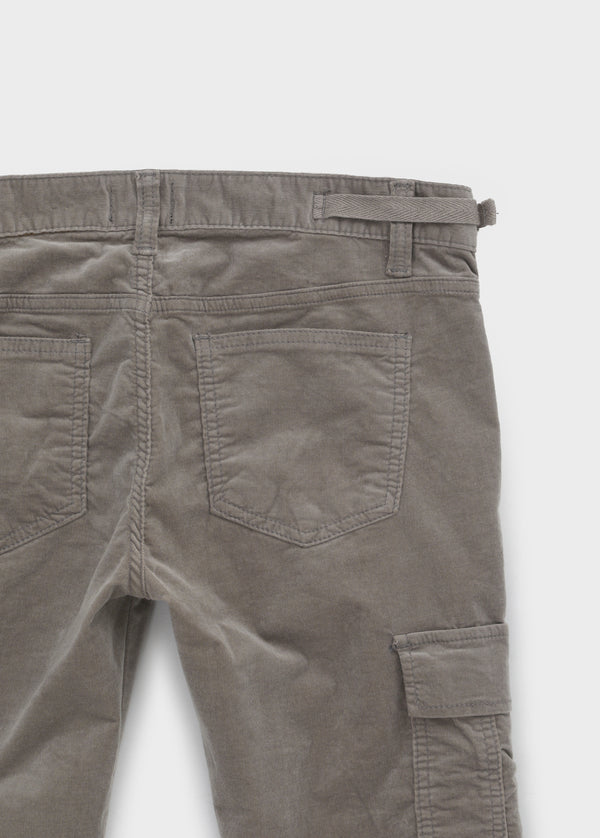 Cursut Corduroy Cargo Low Slim Pants