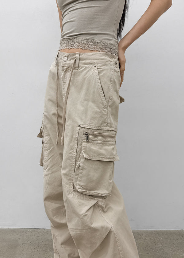 (UNISEX) Ketin Zipper Cargo Pants