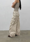 (UNISEX) Ketin Zipper Cargo Pants