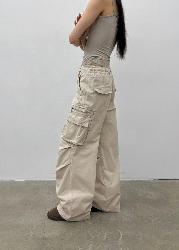 (UNISEX) Ketin Zipper Cargo Pants