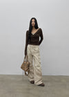 (UNISEX) Ketin Zipper Cargo Pants
