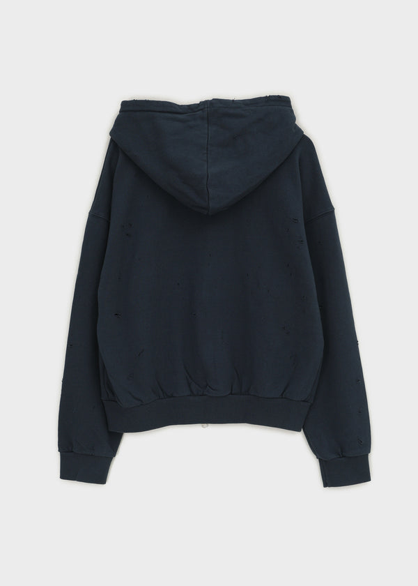 Hoshi Damaged Zip-up Hoodie