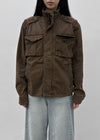 (UNISEX) Dedy Washed Stitch Field Jacket