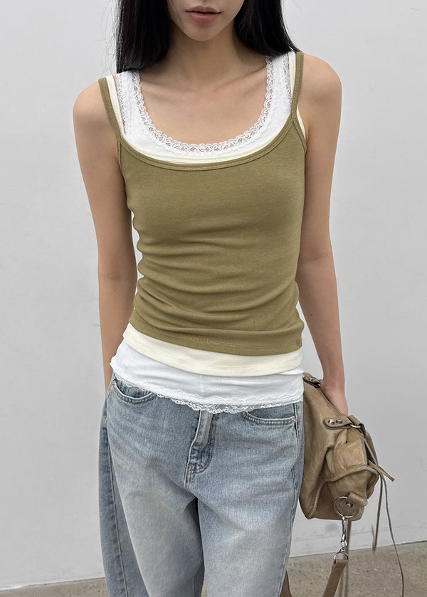 [MADE] Libra Stitch Fleece-Lined Strap Sleeveless (Available as a set)