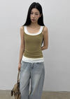 [MADE] Libra Stitch Fleece-Lined Strap Sleeveless (Available as a set)