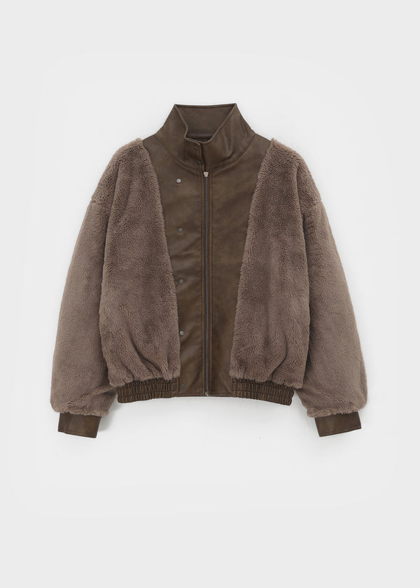 [MADE] Keslo Double Leather Jumper (FUR ver.)