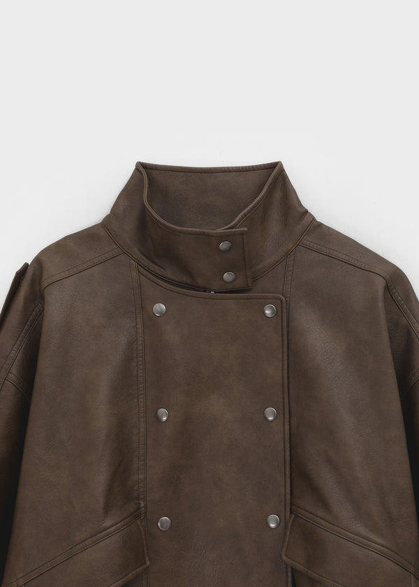 [MADE] Keslo Double Leather Jumper (FUR ver.)