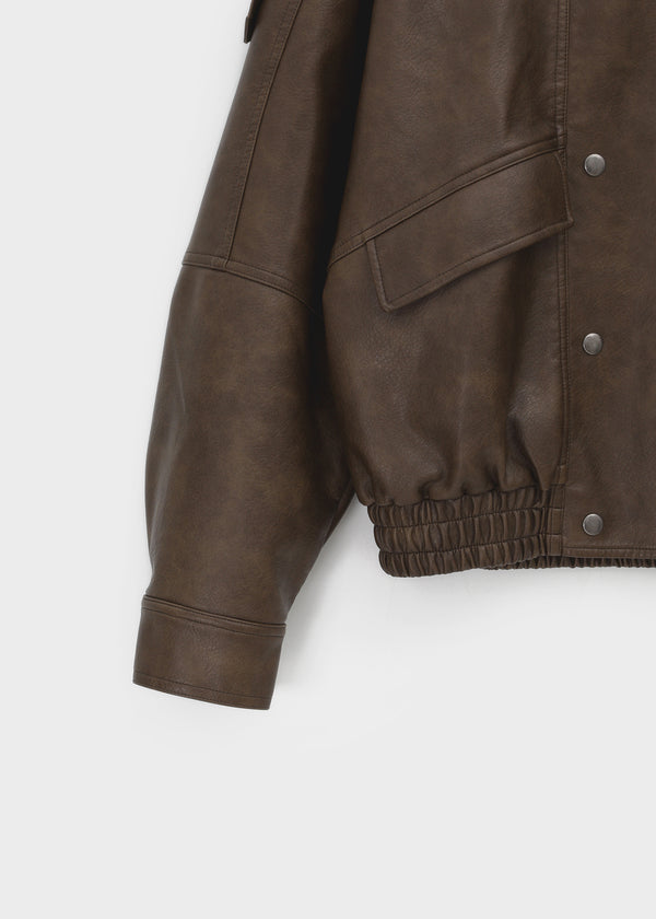 [MADE] Keslo Double Leather Jumper (FUR ver.)