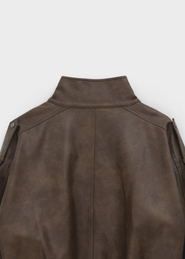 [MADE] Keslo Double Leather Jumper (FUR ver.)