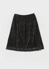 Lua Lace Velvet Midi Skirt
