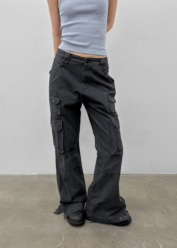 Blond fatigue cargo pants