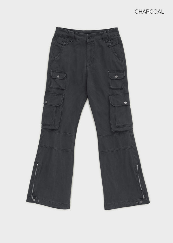 Blond fatigue cargo pants