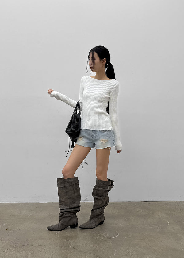 Tender Damage Denim Shorts