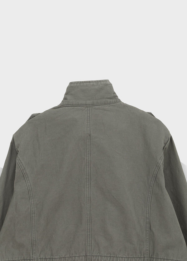 Bay Washed Button Field Jacket