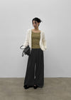 [MADE] Libra Stitch Fleece-Lined U-Neck Long Sleeve Tee (Available as a set)