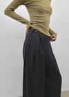 Lot Bijo Wide Tuck Slacks