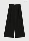 Lot Bijo Wide Tuck Slacks
