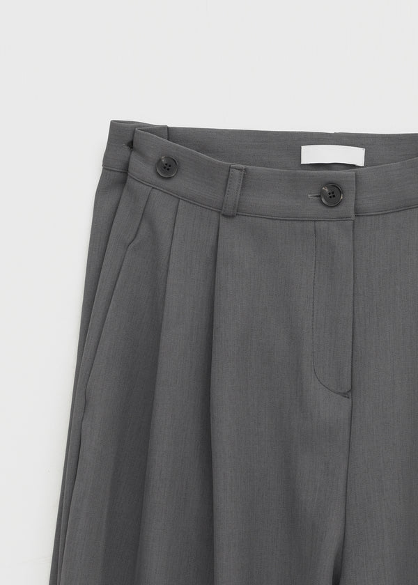 Lot Bijo Wide Tuck Slacks