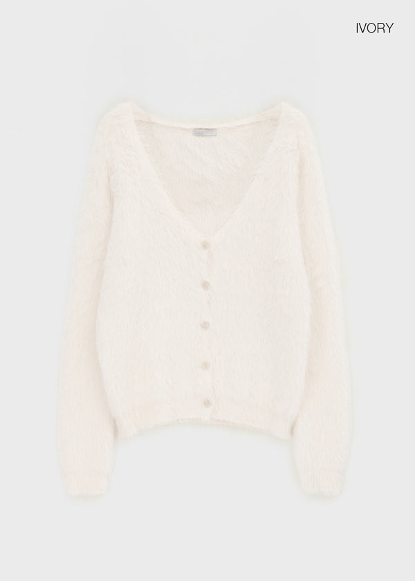 Teddy Loose Fit Fur Cardigan