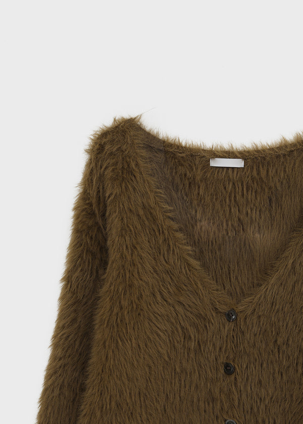 Teddy Loose Fit Fur Cardigan