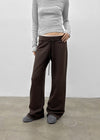 [MADE] Marnon Low-waist Semi-bootcut Elastic Pants