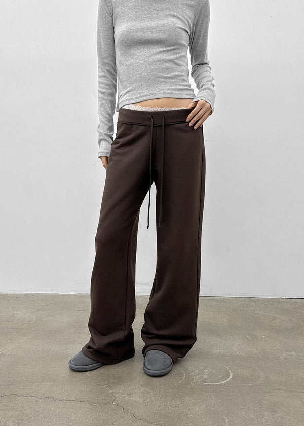 [MADE] Marnon Low-waist Semi-bootcut Elastic Pants