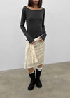 Swarf Velvet Wrinkle Scarf
