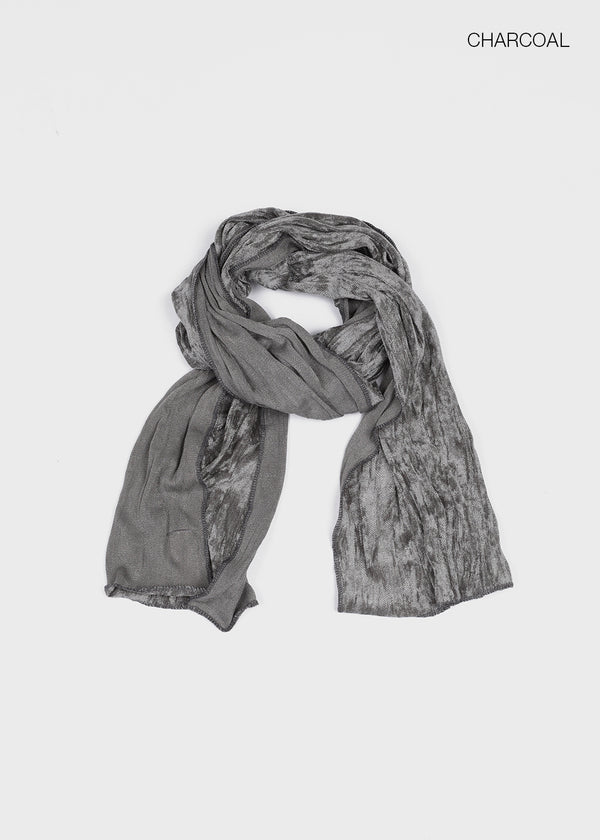 Swarf Velvet Wrinkle Scarf