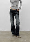Turs Low-rise Damaged Denim Pants