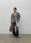 Turs Low-rise Damaged Denim Pants