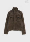 (UNISEX) Dedy Washed Stitch Field Jacket
