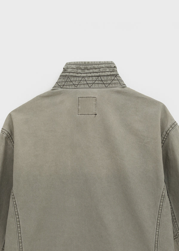 (UNISEX) Dedy Washed Stitch Field Jacket