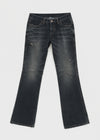 Turs Low-rise Damaged Denim Pants