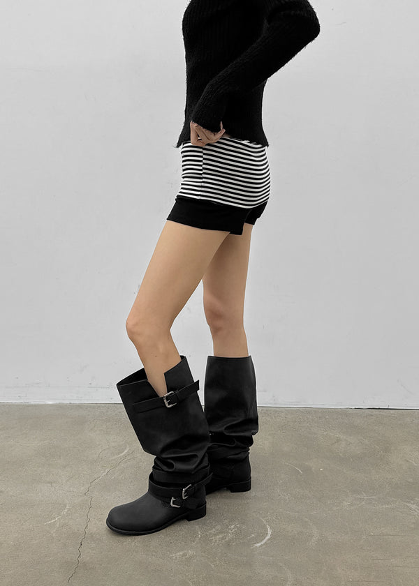Bird Stripe Folding Shorts